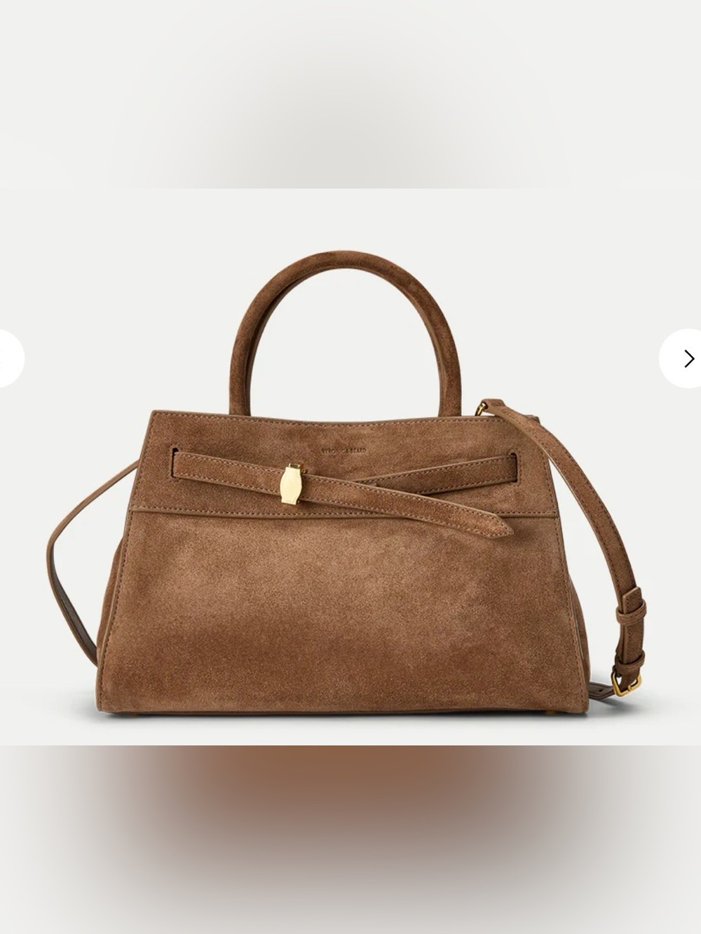 Veronica Beard Suede Suede Dush bag